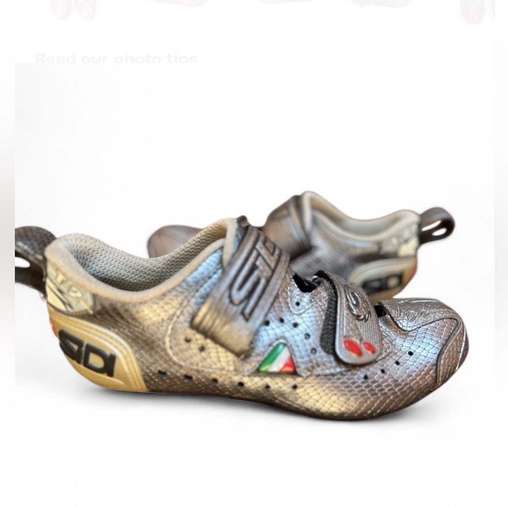 T2 carcon mamba silver snake triathlon Cycling Shoes - Size 7.5 men /9.5 W - Picture 2 of 16